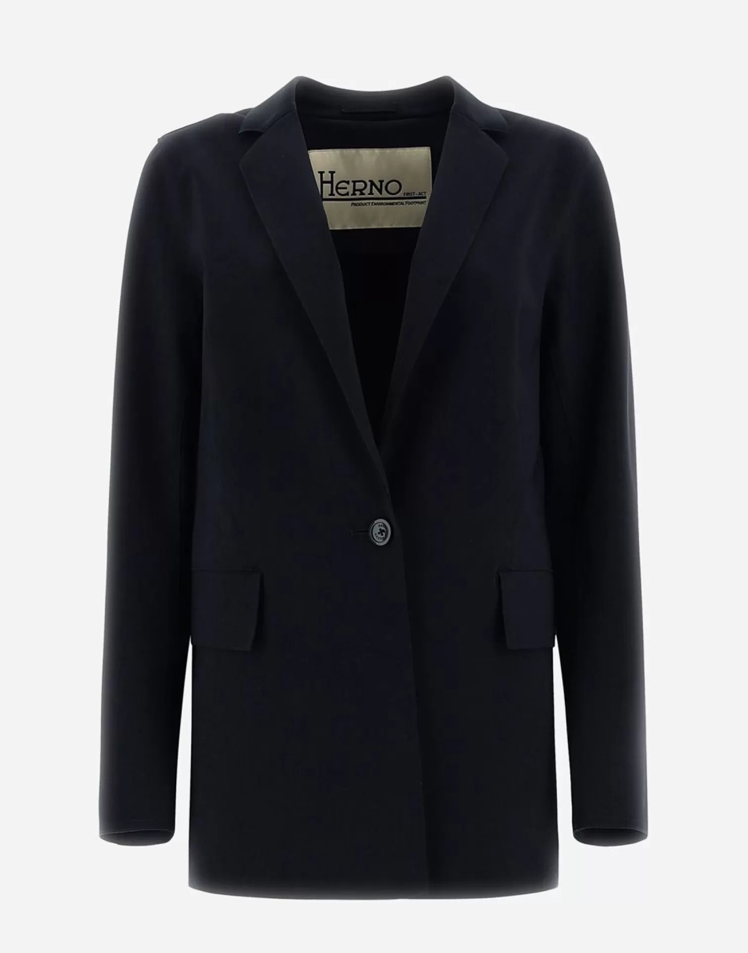 Herno Blazer In First-Act Nero Clearance