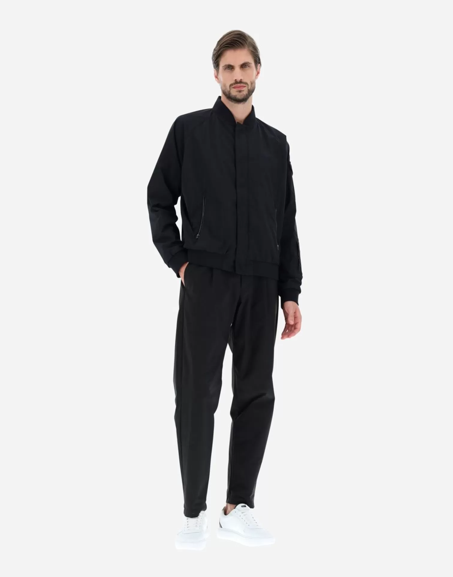 Herno Bomber In Compact Nylon Nero Discount