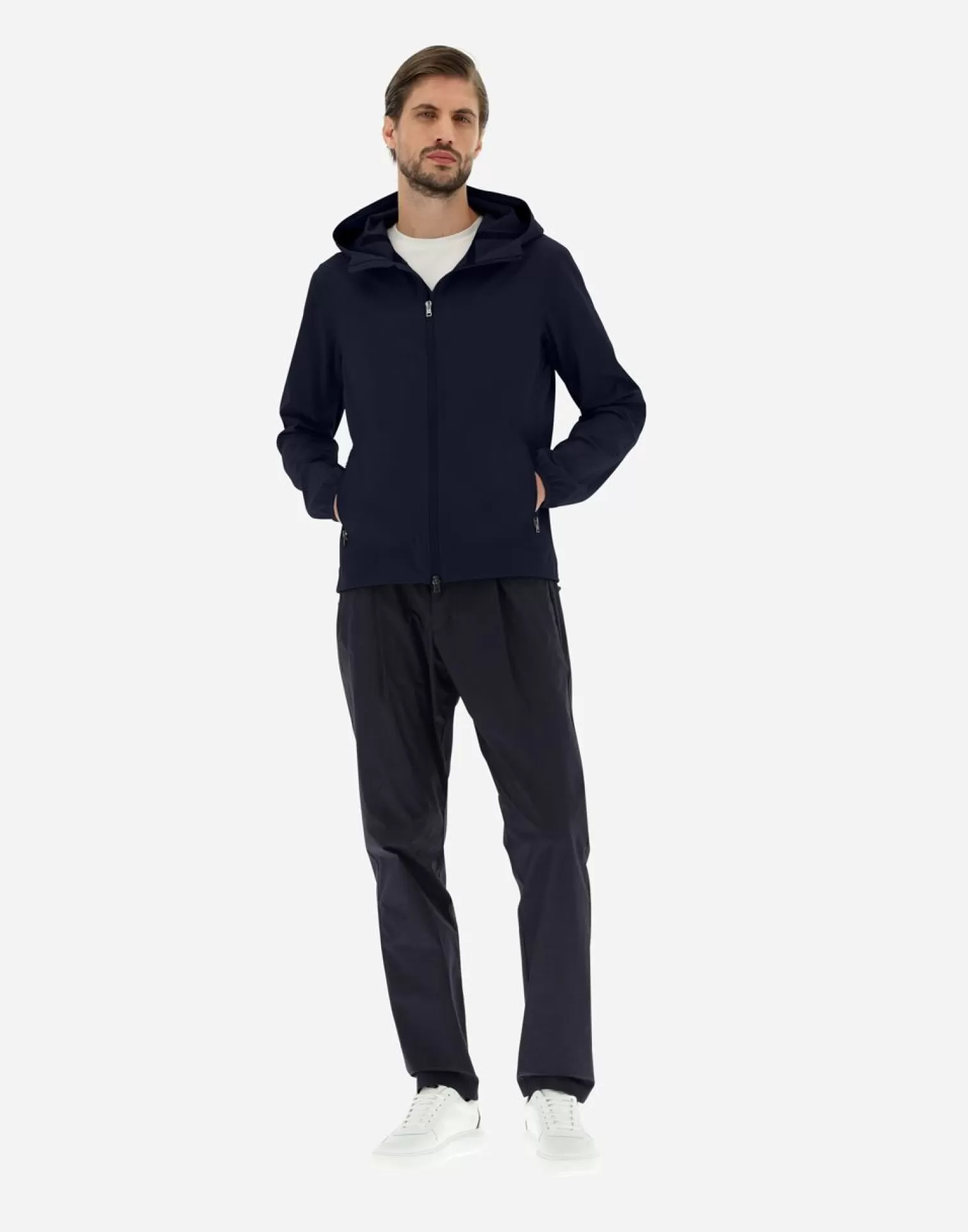 Herno Bomber In Essence Blu Navy Outlet