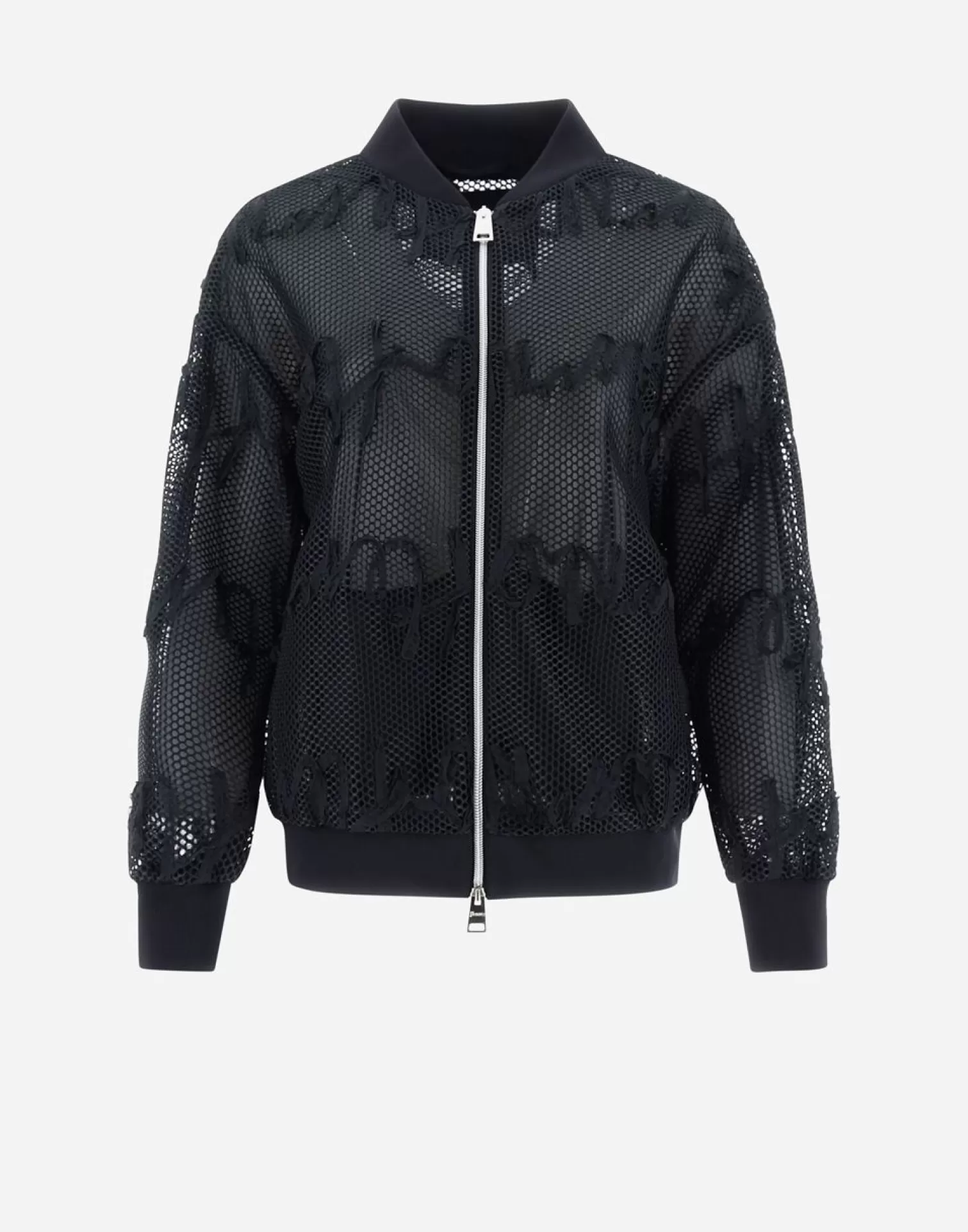 Herno Bomber In Needlework Nero Sale