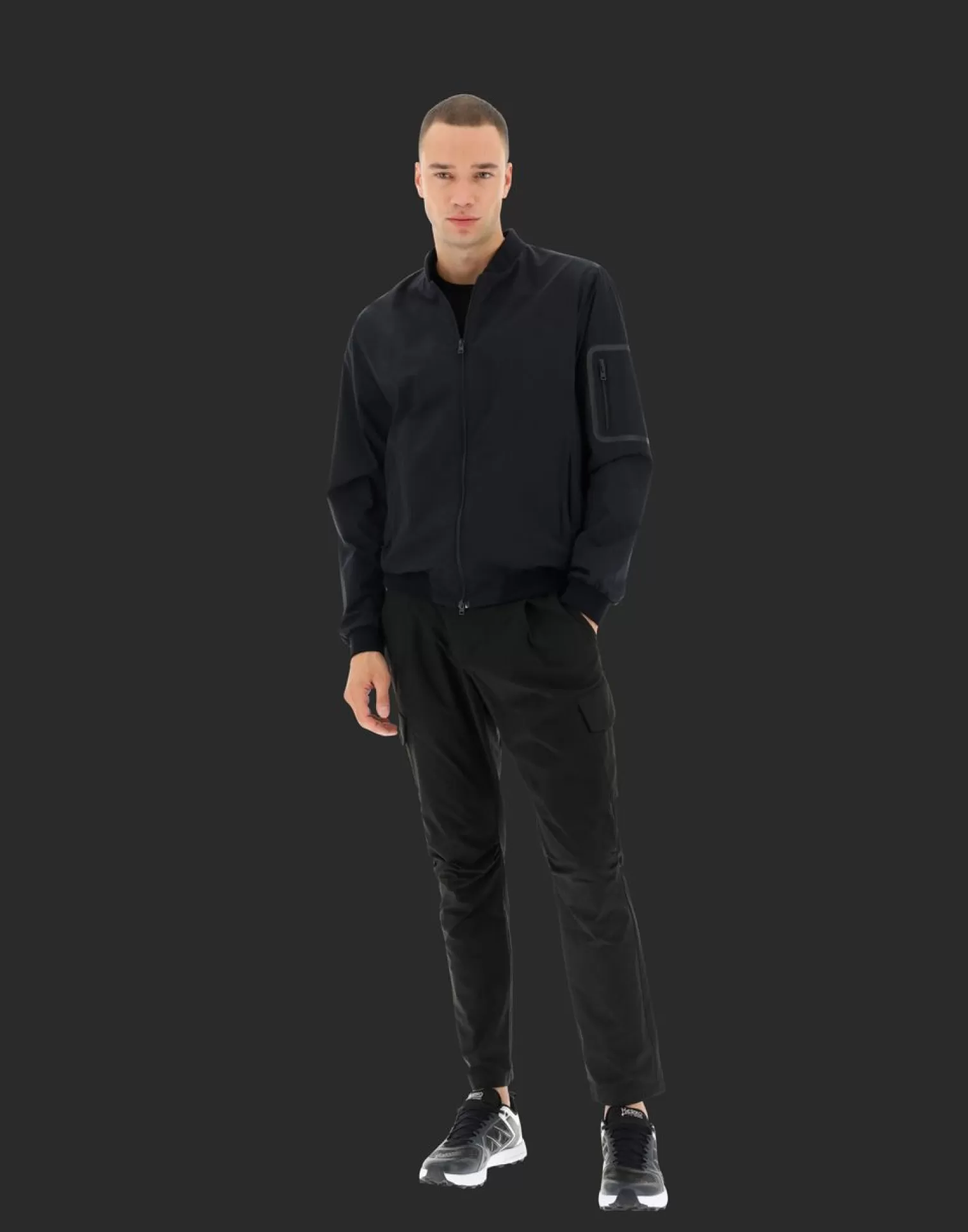 Herno Bomber Laminar In Gore-Tex Windstopper Nero Best