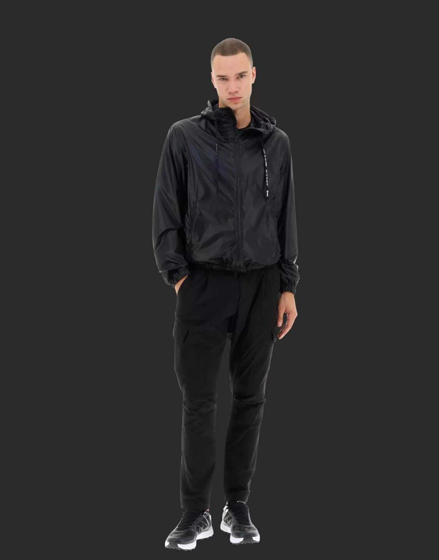 Herno Bomber Laminar In Rubber Ripstop Nero Shop