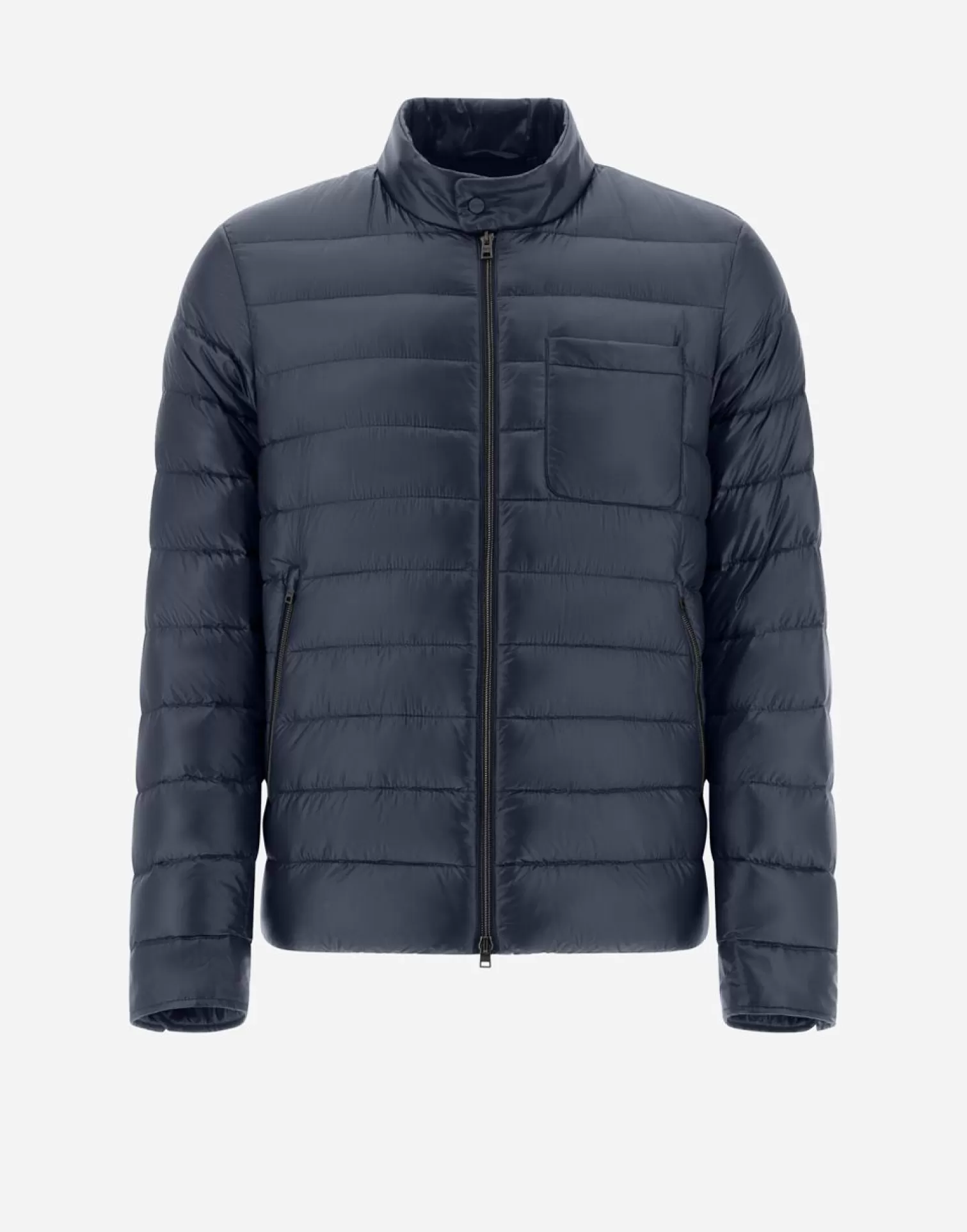 Herno Bomber Resort In Nylon Ultralight Blu Resort Shop