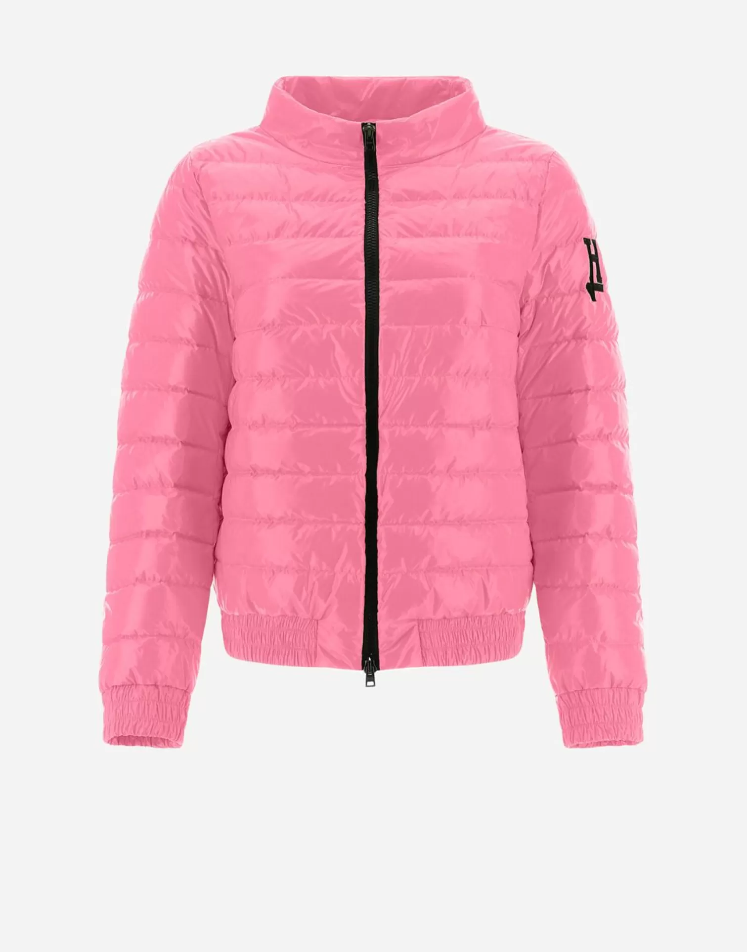 Herno Bomber Trapuntato In Gloss Rosa Fluo Best