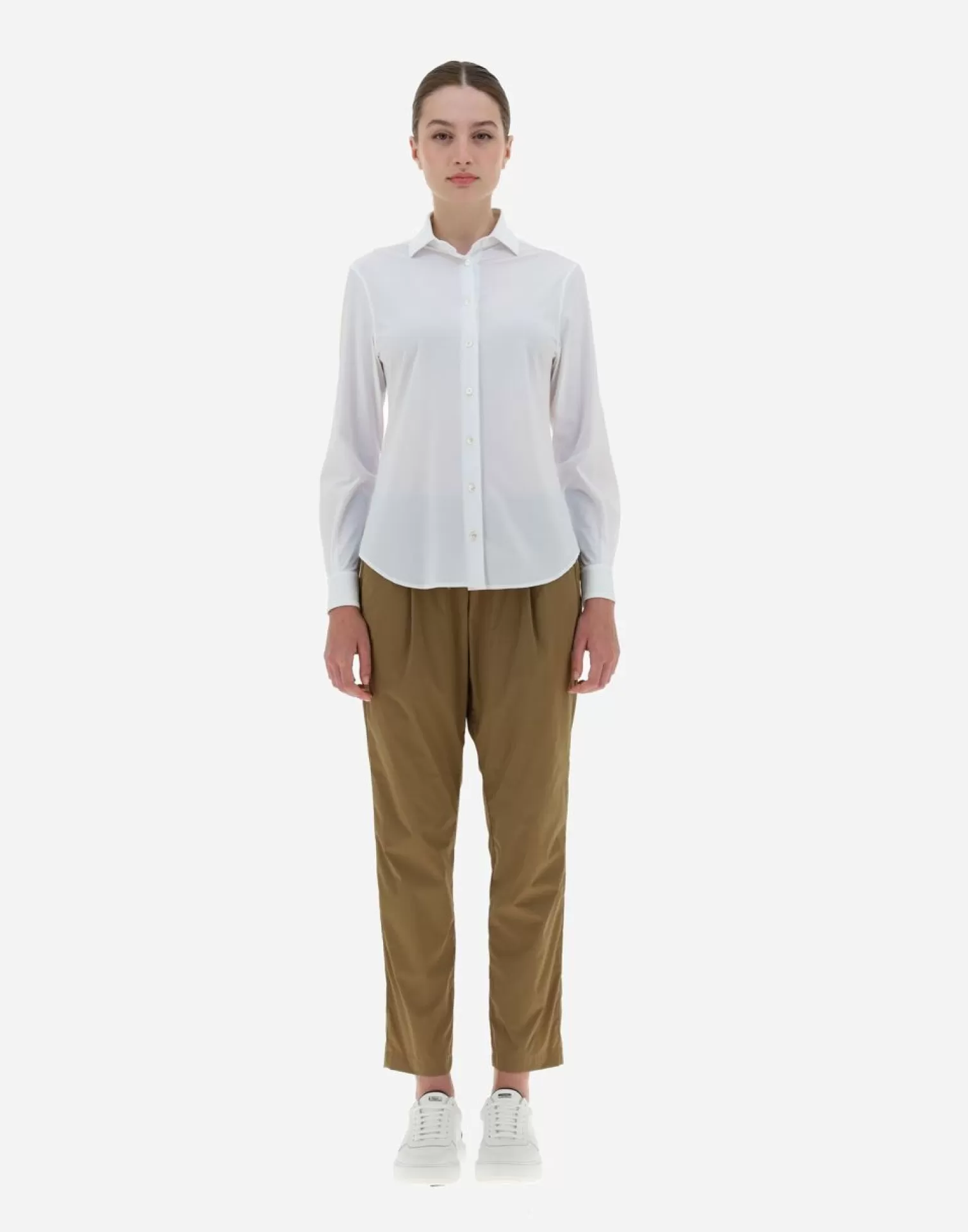 Herno Camicia Da Donna In Spring Ultralight Scuba Bianco Online