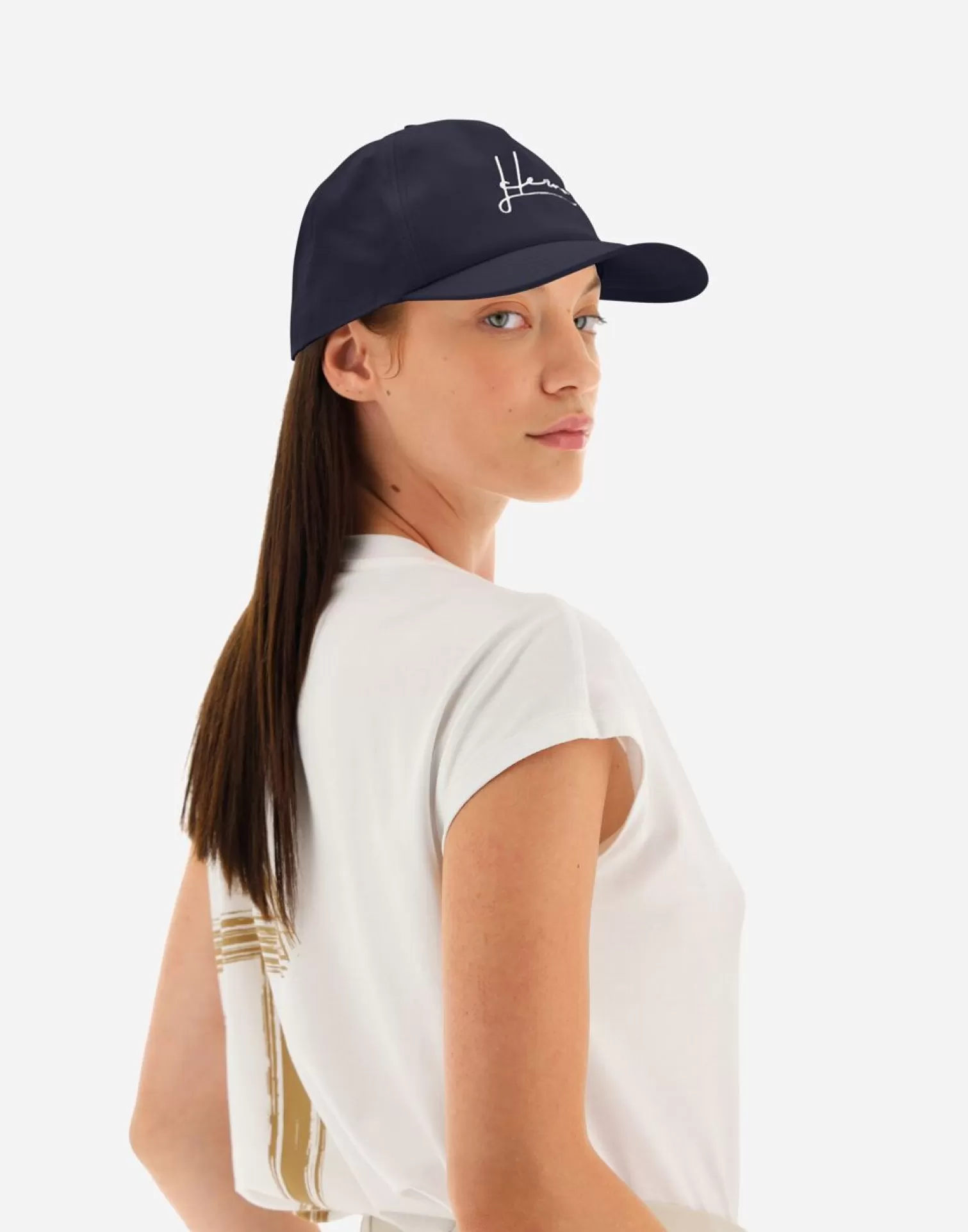 Herno Cappello Da Baseball In Delon Blu Navy Online