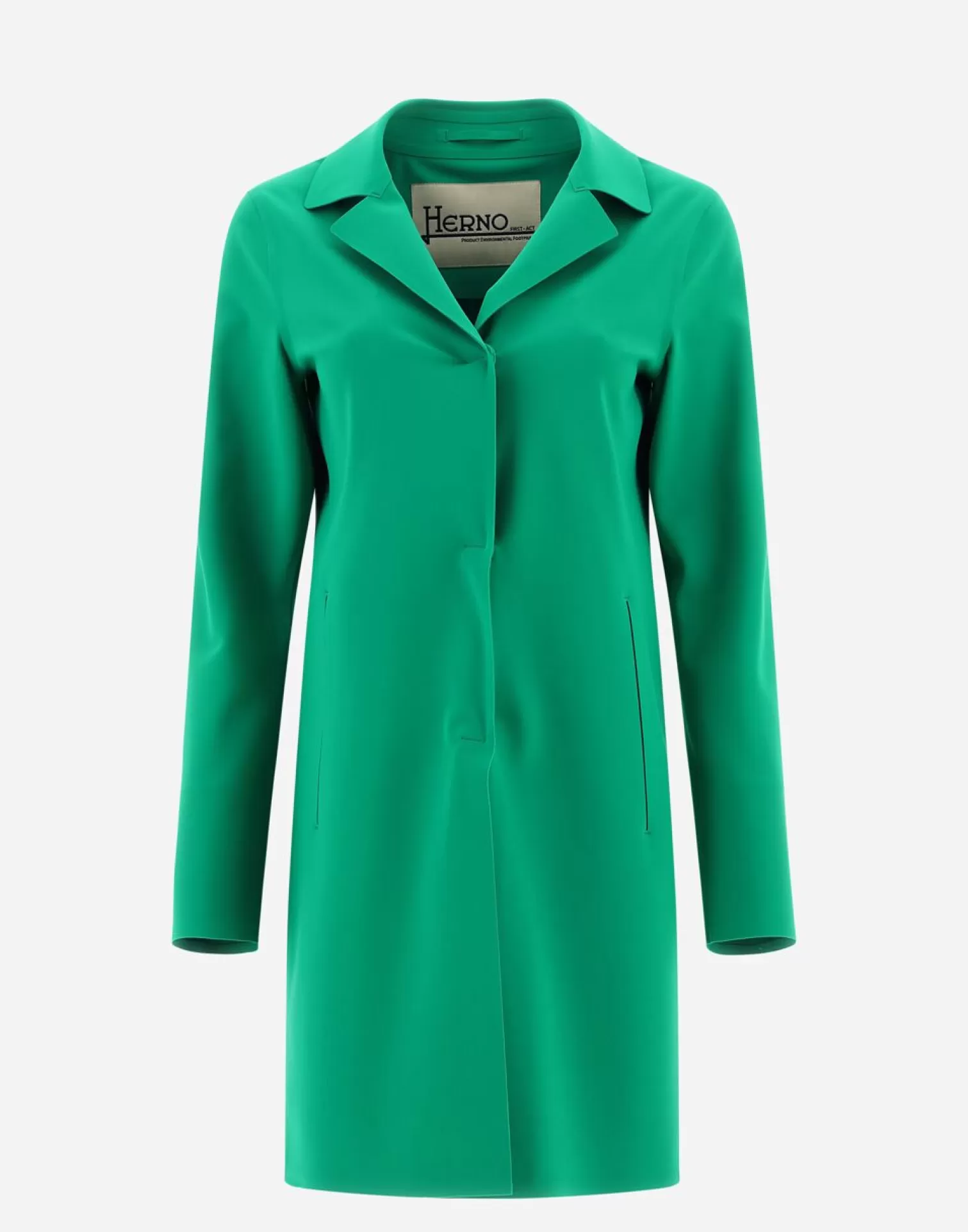 Herno Cappotto First-Act Verde Acceso Online