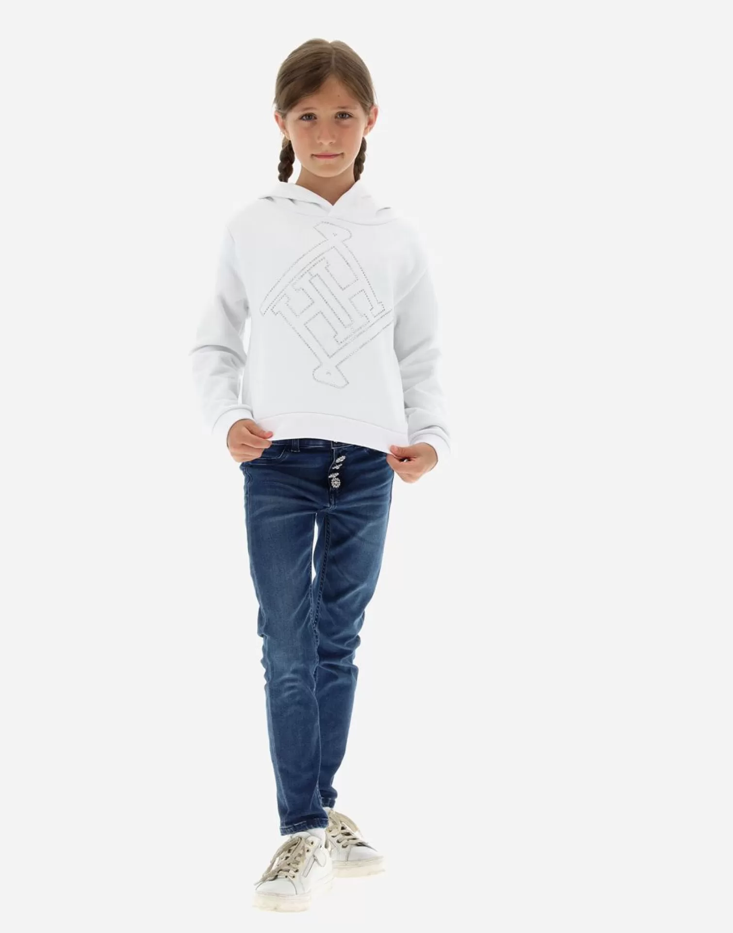 Herno Felpa In Cotone Bianco Outlet