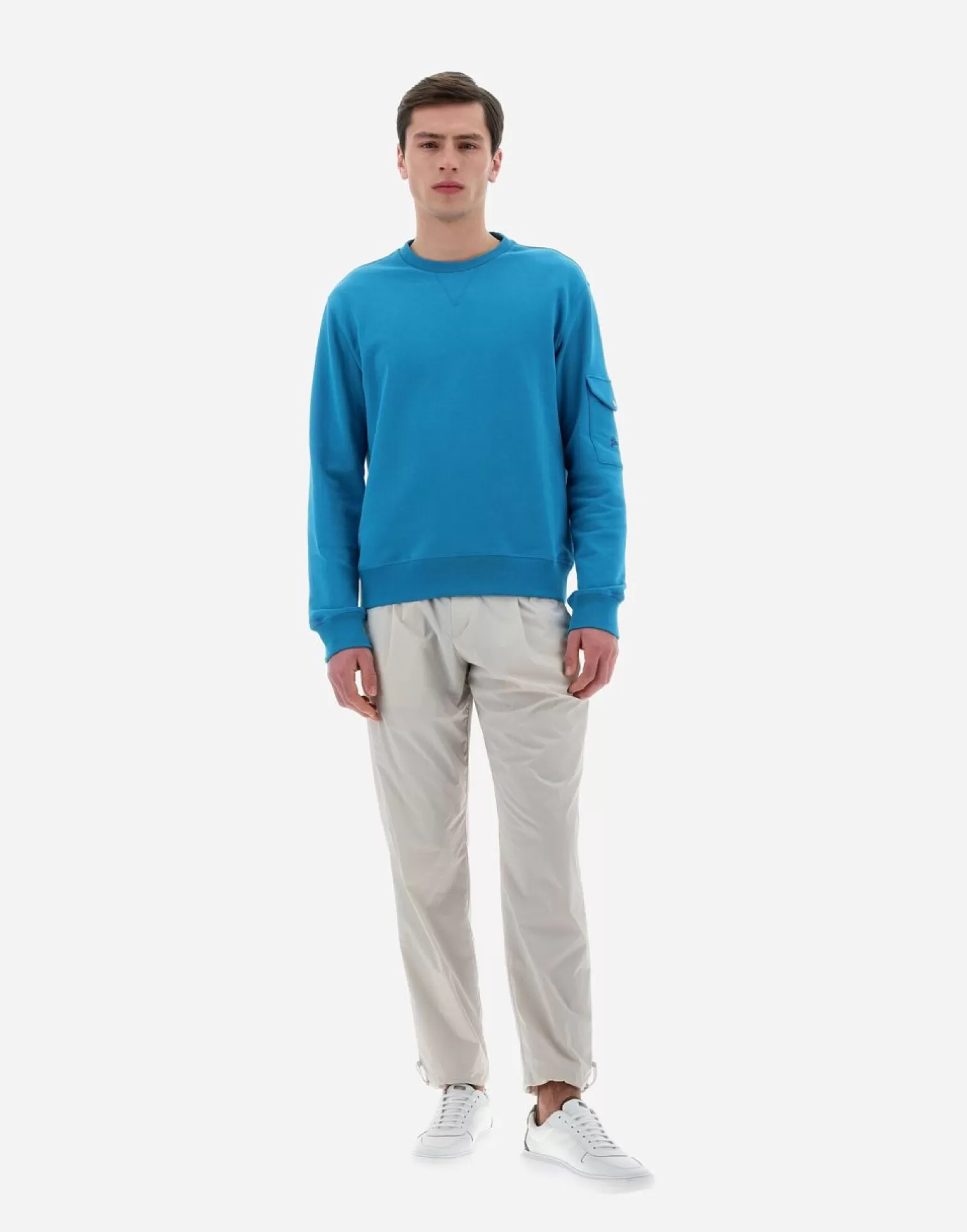 Herno Felpa Resort In Cotton Sweater Puffo Clearance