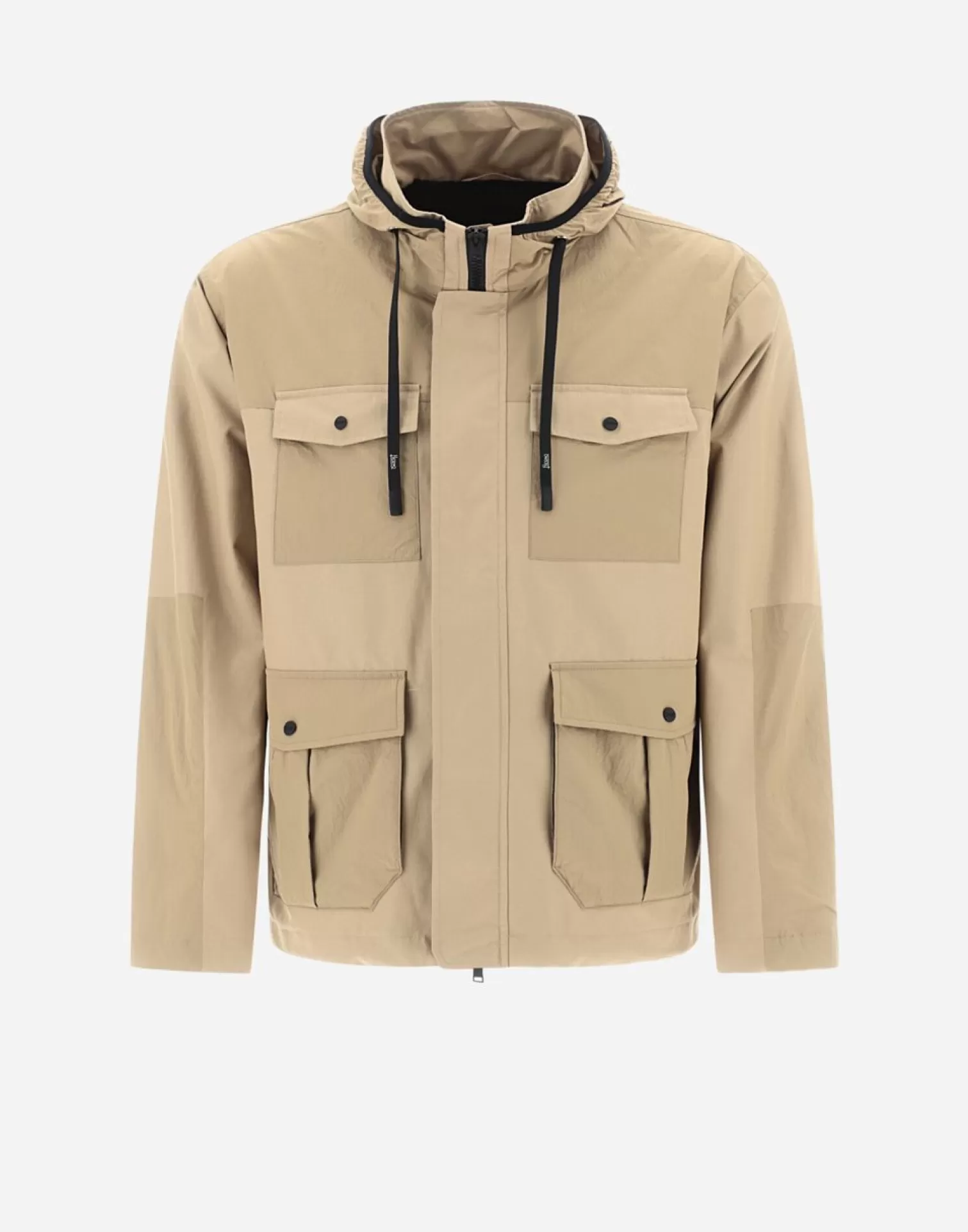 Herno Field Jacket In Delon E Ultralight Crease Sabbia Sale