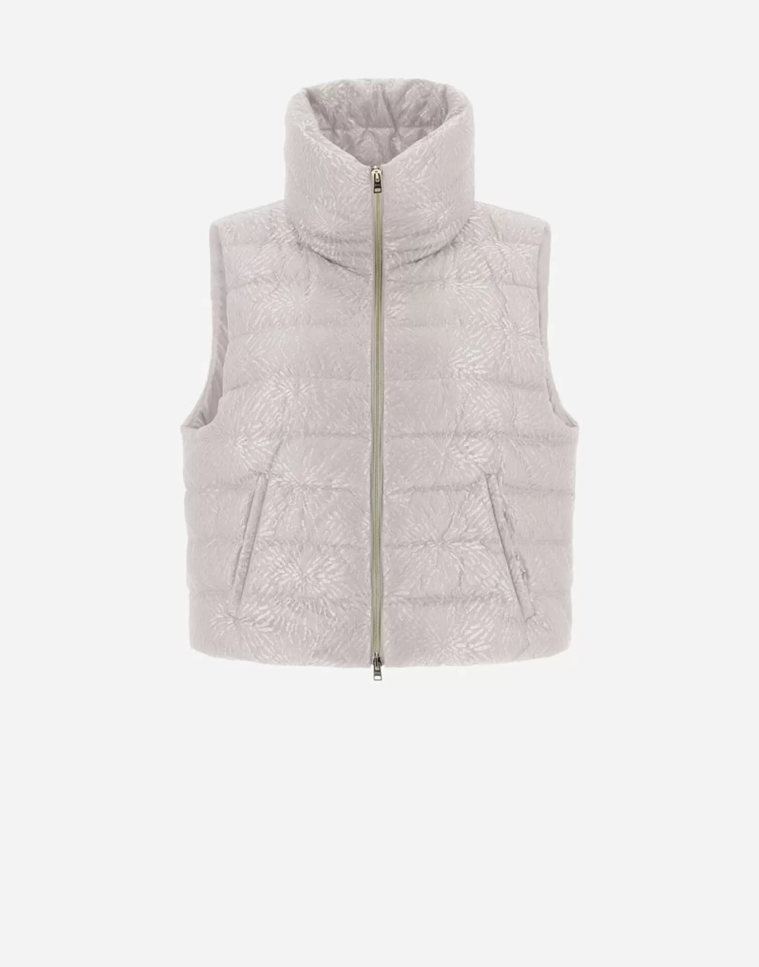 Herno Gilet Resort In New Lace Chantilly Discount