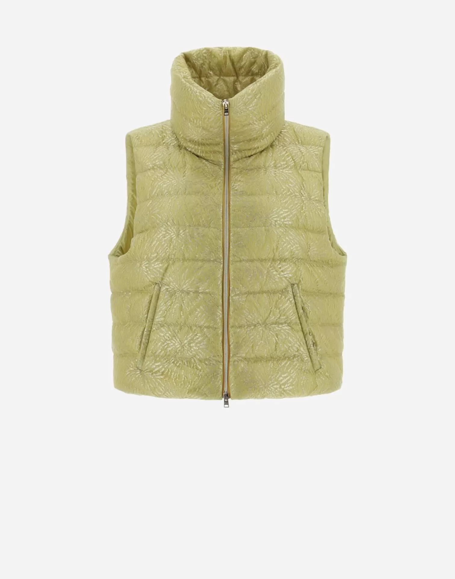 Herno Gilet Resort In New Lace Canarino Flash Sale