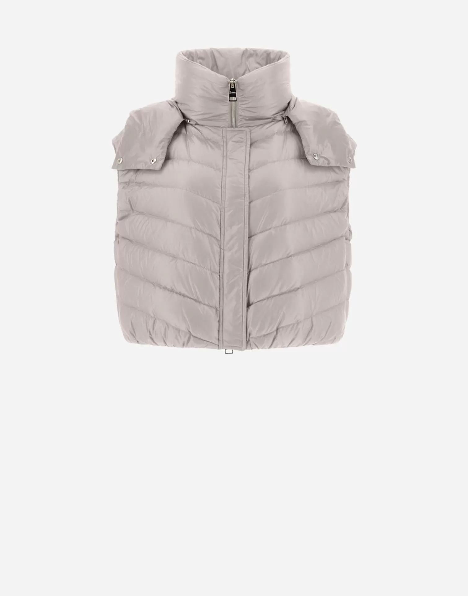 Herno Gilet Resort In Nylon Ultralight Ghiaccio Hot