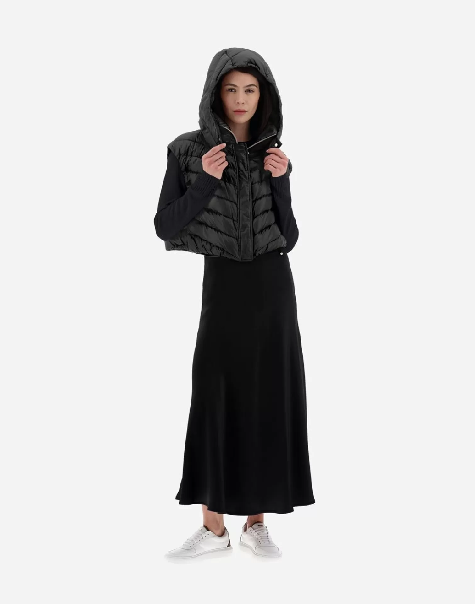 Herno Gilet Resort In Nylon Ultralight Nero Store