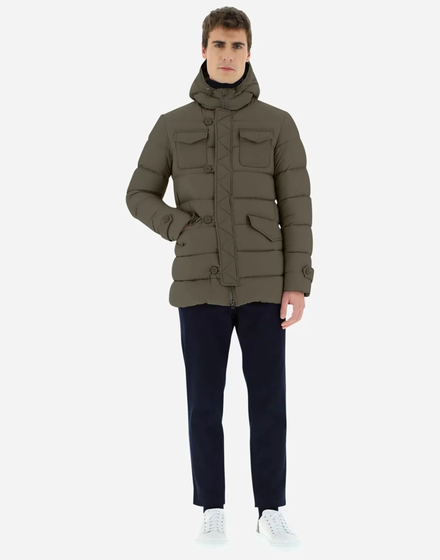 Herno L'Eskimo Verde/Beige Hot