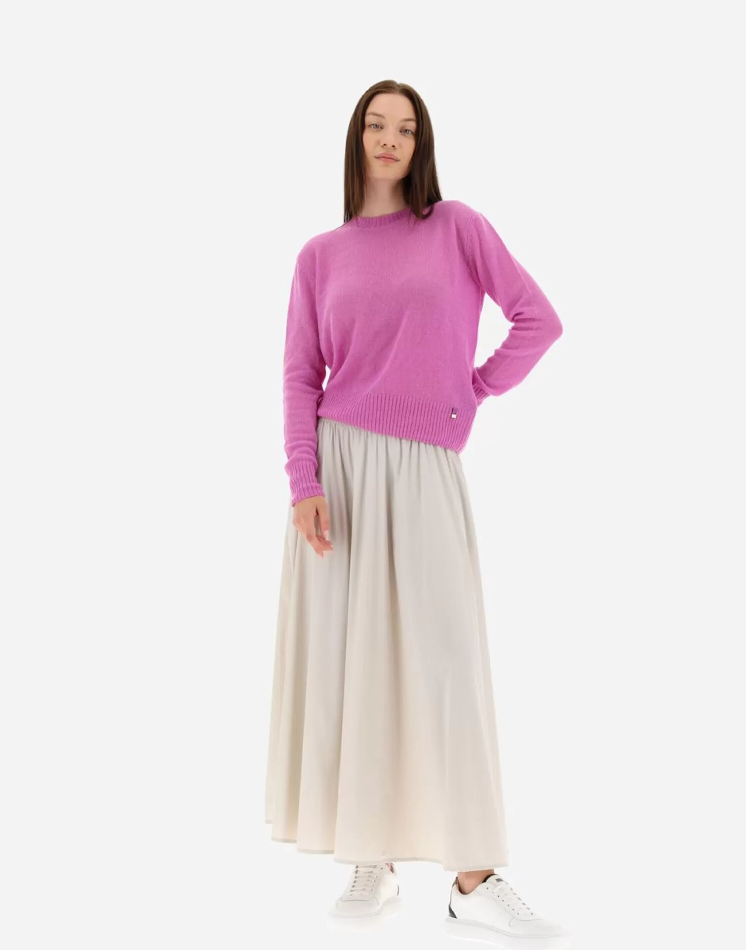 Herno Maglia In Cashmere Cloud Pervinca Outlet