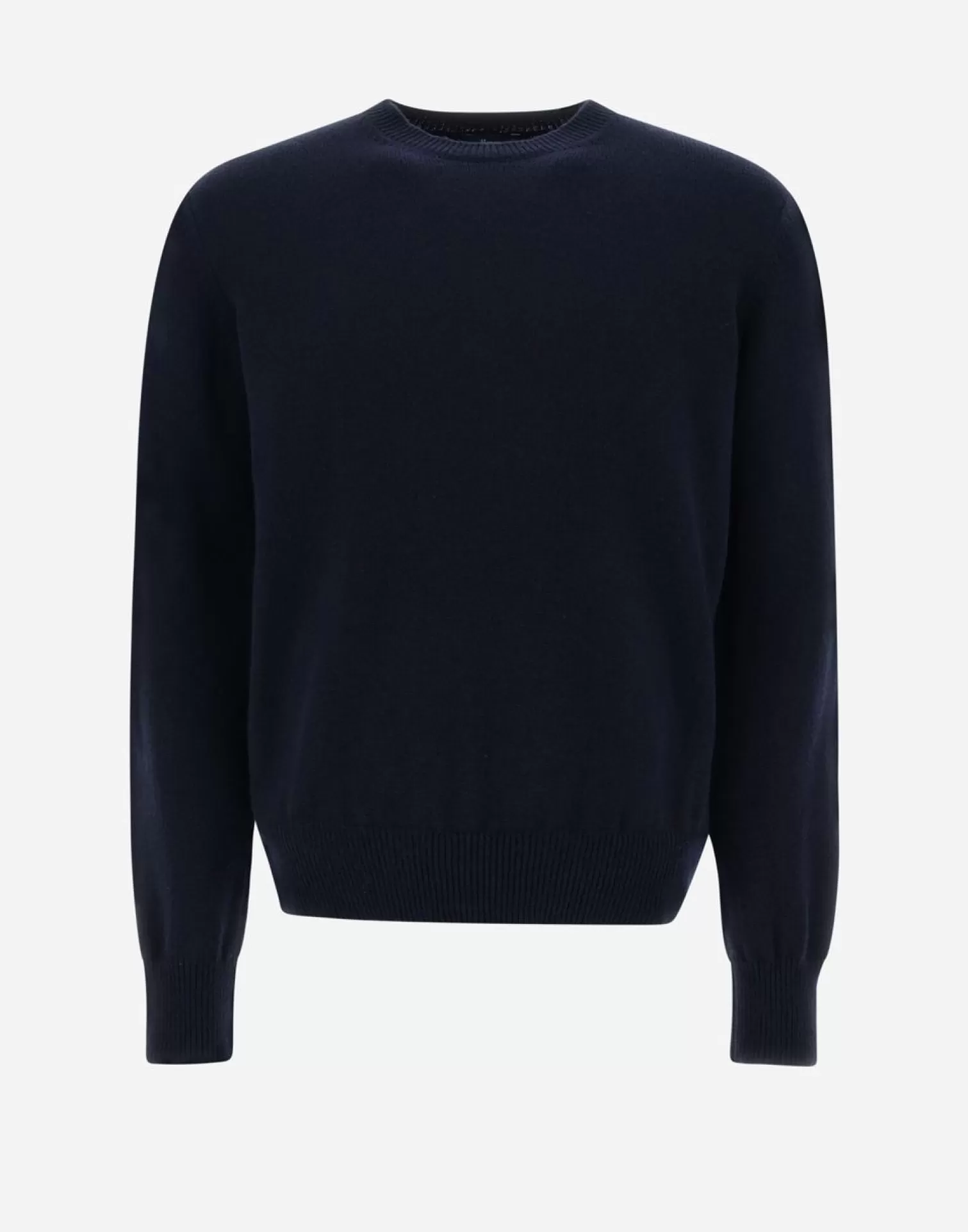 Herno Maglia In Eternity Cashmere Blu Navy Flash Sale