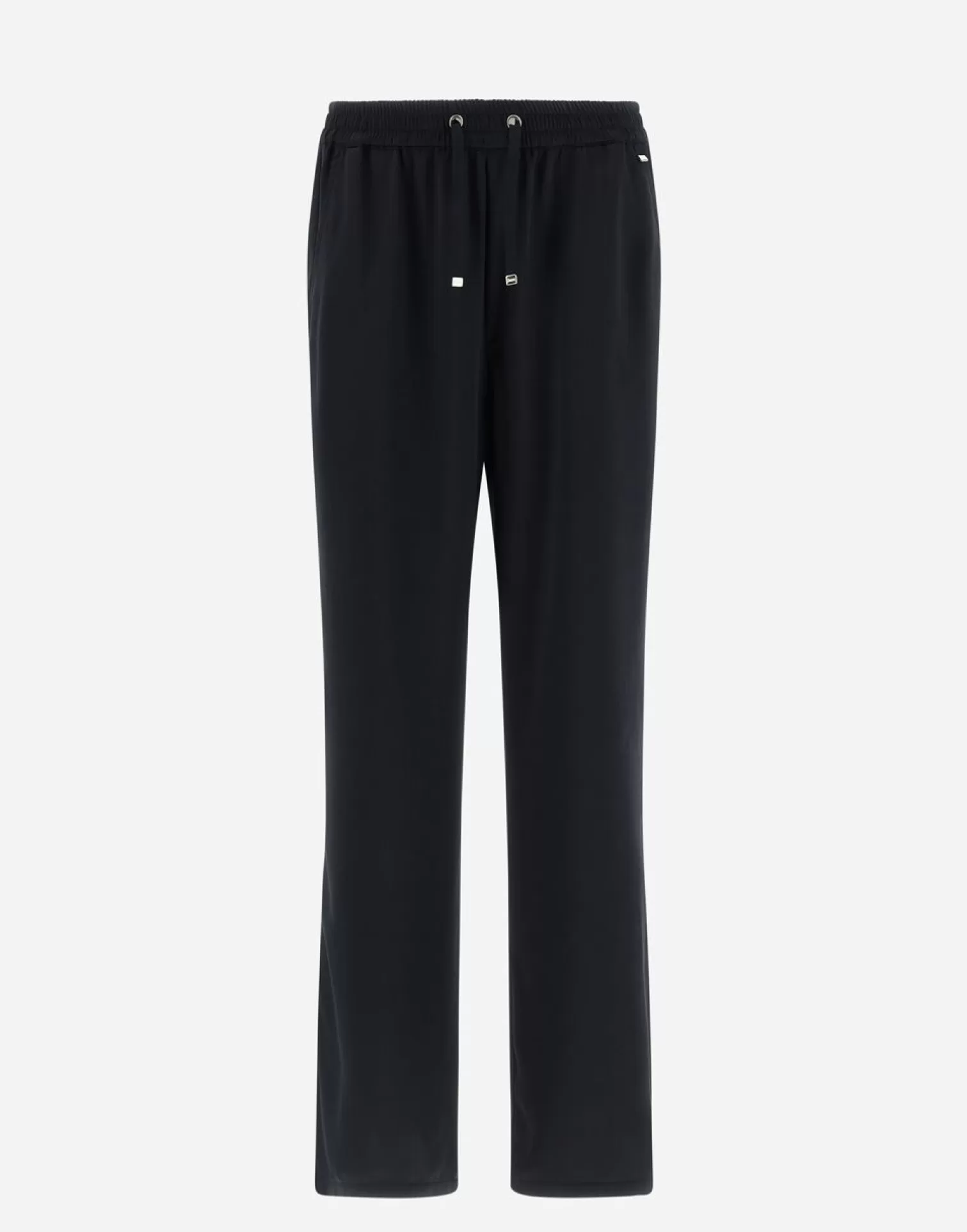 Herno Pantaloni In Casual Satin Nero Online