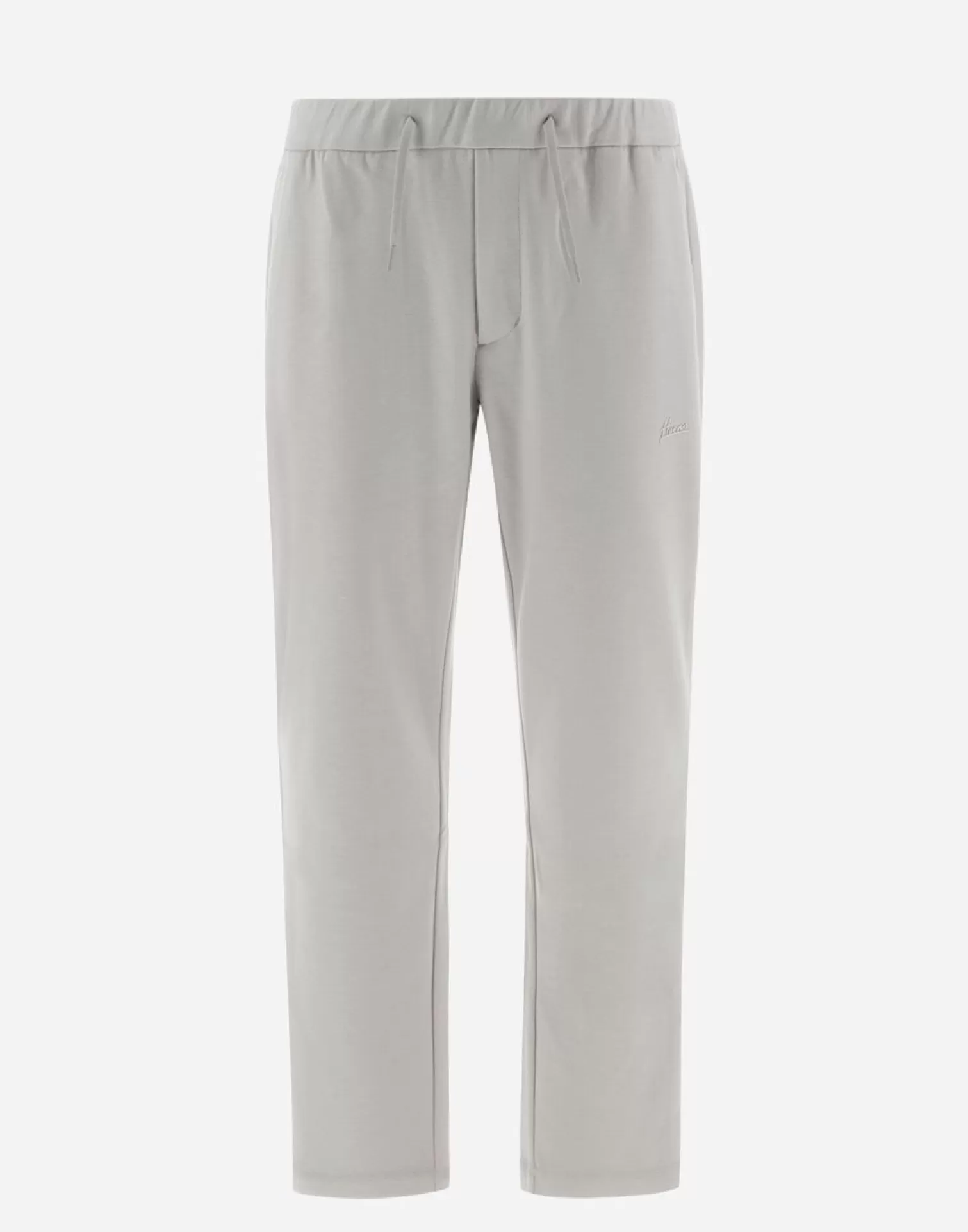 Herno Pantaloni Resort In Boiled Wool Jersey Chantilly Cheap