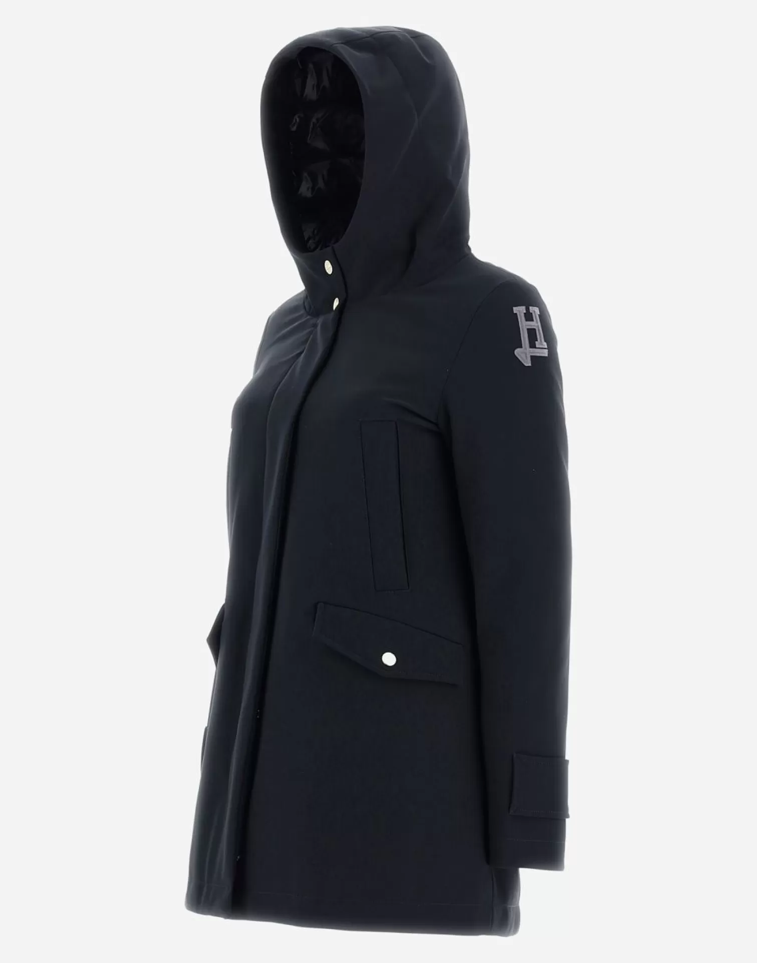 Herno Parka Da Donna In Metropolitan Nero Online