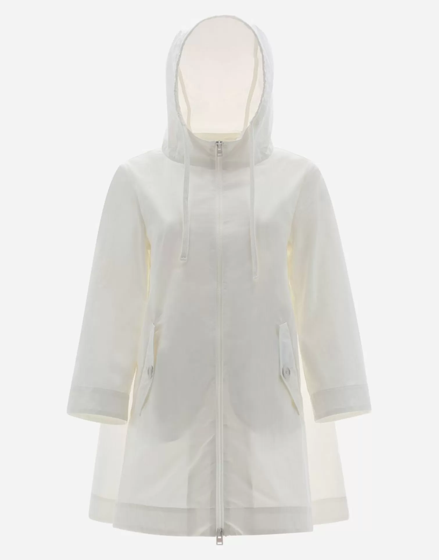 Herno Parka Globe In Biodegradable Seawater Bianco Shop