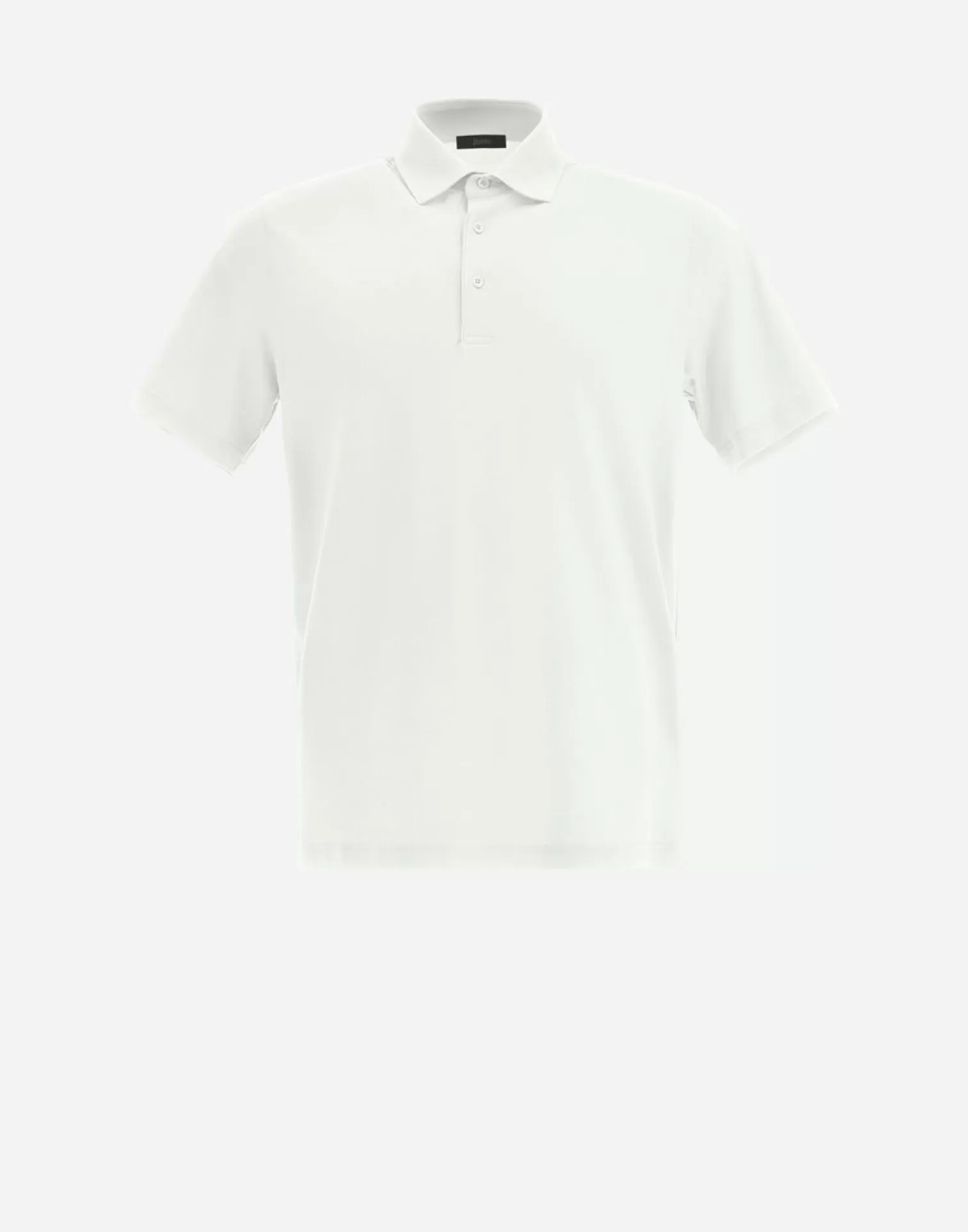 Herno Polo In Jersey Crepe Bianco Hot