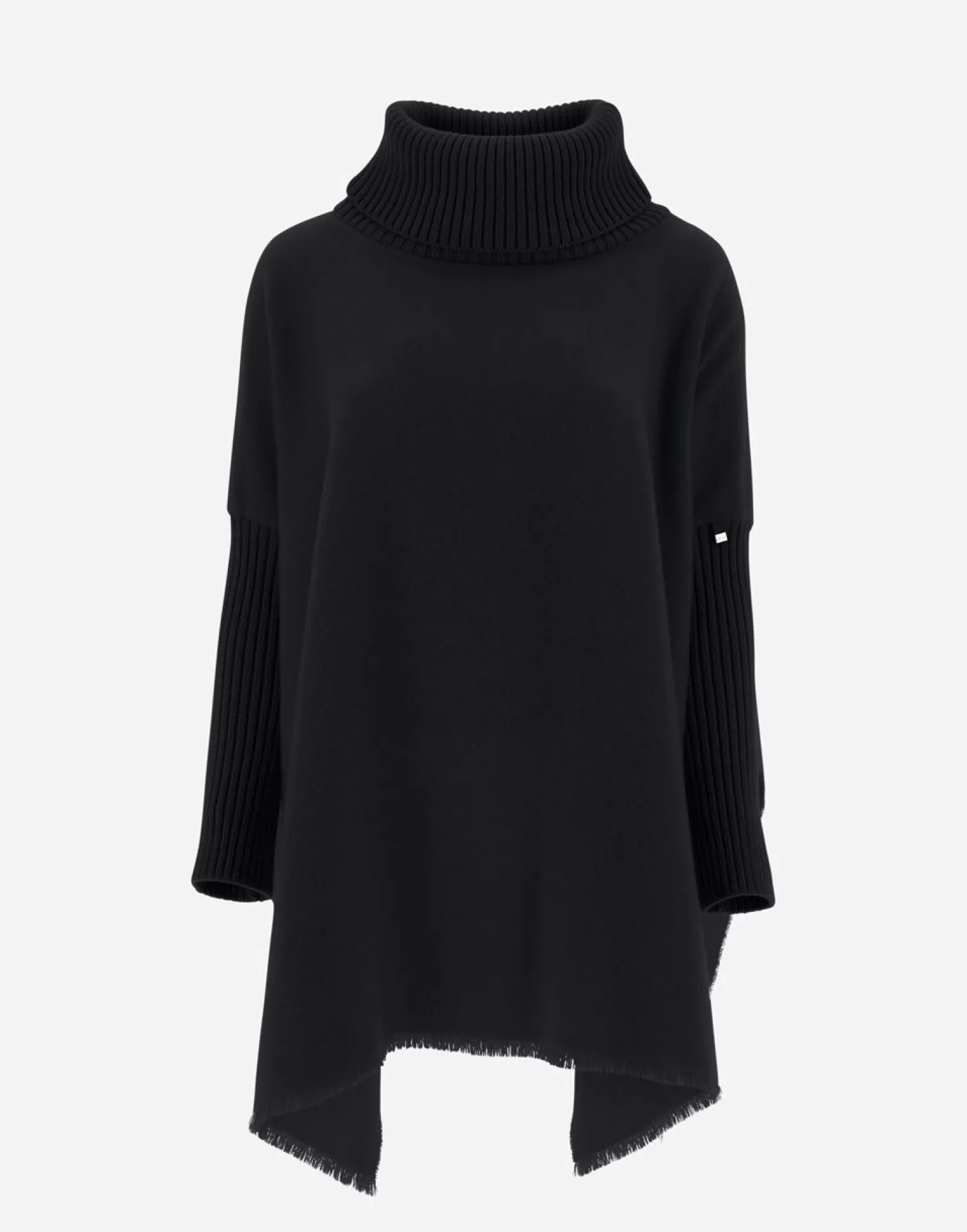 Herno Soft Poncho Resort Nero New