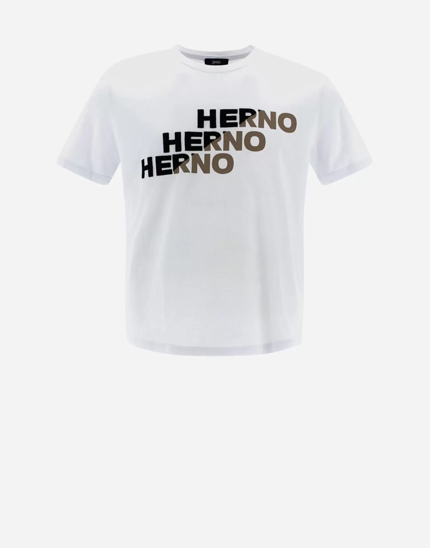 Herno T-Shirt In Compact Jersey Bianco Hot