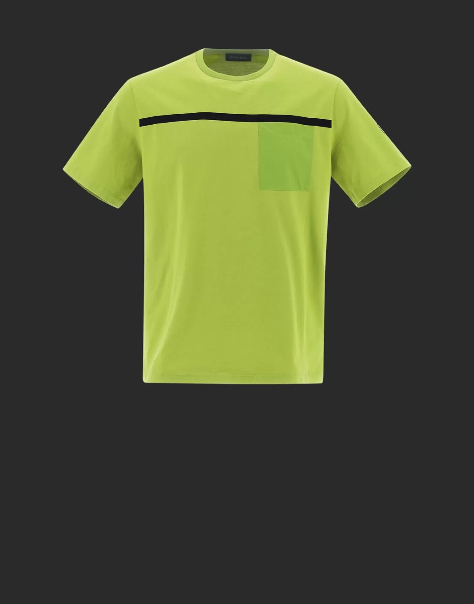 Herno T-Shirt Laminar In Sport Heavy Jersey Verde Oasi Best