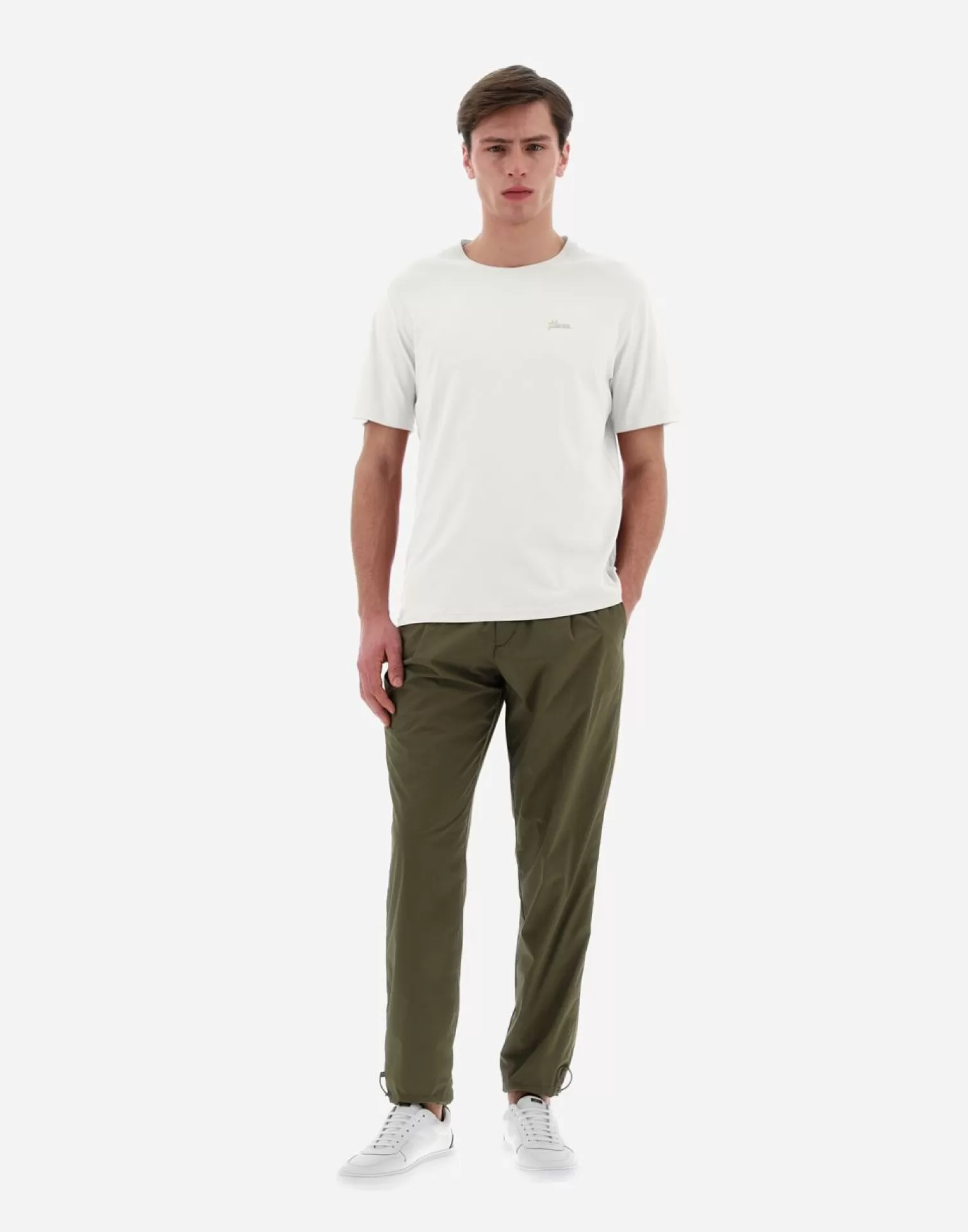 Herno T-Shirt Resort In Basic Cotton Chantilly Clearance